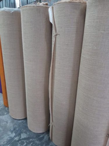 Natural Laminated Juco Fabric For Garments, Bag Cover Garments Curtain