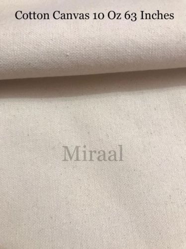 Recycled Cotton Fabric Canvas 10 OZ 63 Inches Stain Resistant Feature