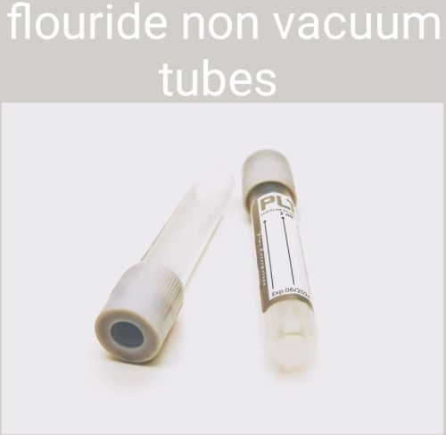 Fluoride Non Vacuum Blood Collection Tube For Laboratory, Hospital