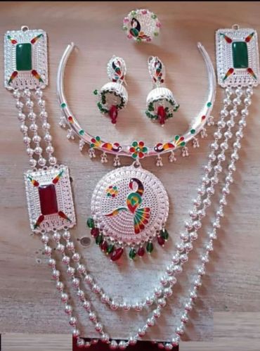 Ladies Fancy Matar Mala Necklace Set, Packaging Type : Box