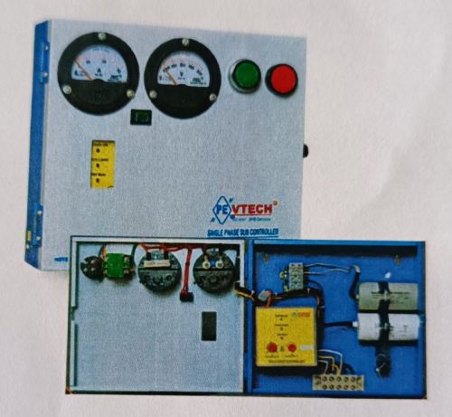 PE V-Tech Mild Steel Analog Single Phase Panel For Industrial