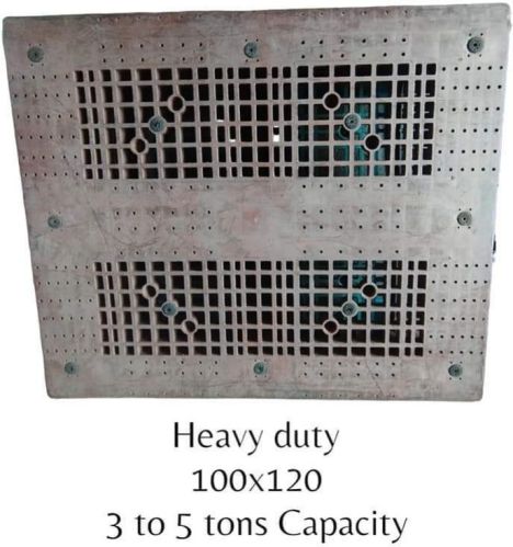 Non Polished HDPE Heavy Material Storage Pallet For Industrial Use