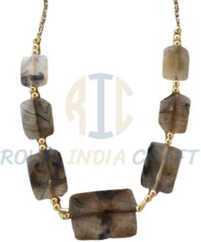 Polished Resin Necklace, Color : Multi Color