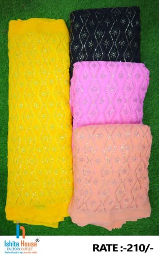 Cotton Sequence Fabric For Garments