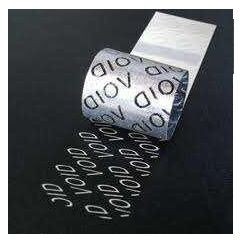 Metallic PVC Void Label Sticker, Packaging Type : Roll