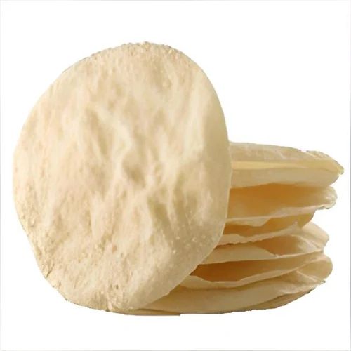 Round Wheat Flour Papad, Taste : Salty