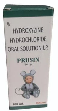 Hydroxyzine Hydrochloride Syrup, Packaging Type : Bottle