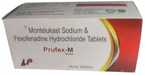 Montelukast Sodium And Fexofenadine Hydrochloride Tablets, Packaging Type : Box