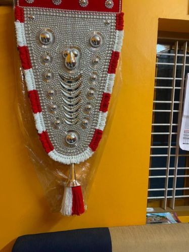 Beads Cotton Nettipattam Decorative Wall Hangings For Gifting, Festival