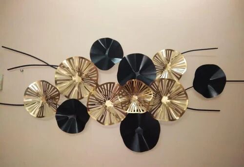 Golden and Black Decorative Wall Art For Gifting