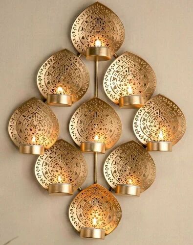 T Light Holder Wall Art For Decoration, Gifting