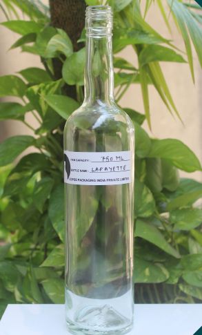 750 Ml Lafayette Liquor Glass Bottle, Storage Capacity : 750ml