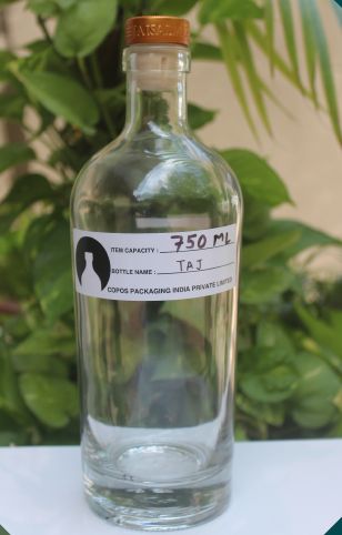 750 Ml Taj Liquor Glass Bottle, Storage Capacity : 750ml