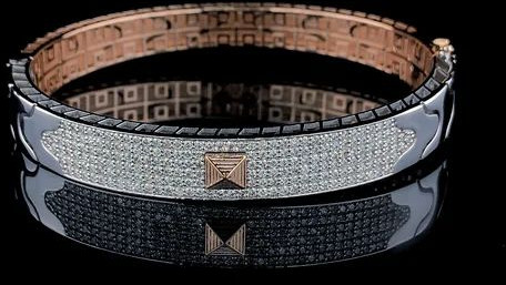 Mens Diamond Bracelet, Packaging Type : Velvet Box