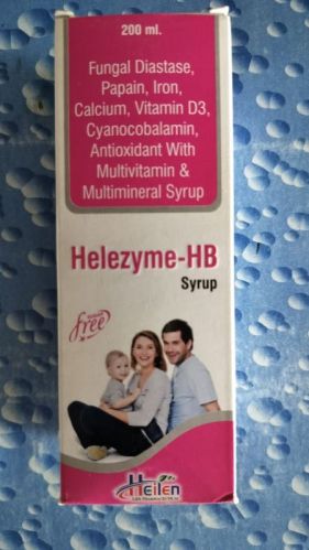 Helezyme-HB Syrup, Packaging Type : Plastic Bottle