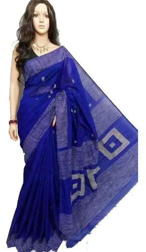 Handloom Cotton Jamdani Saree, Speciality : Shrink-Resistant, Nice Work