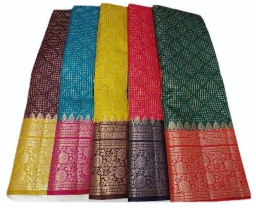 Handloom Dupion Silk Saree, Age Group : Adults