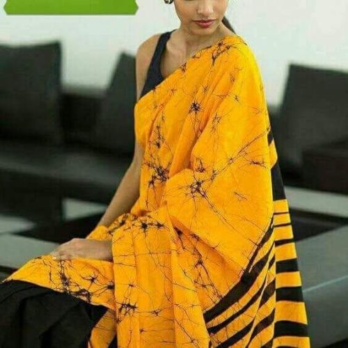 Handloom Printed Cotton Saree, Speciality : Shrink-Resistant, Nice Pattern