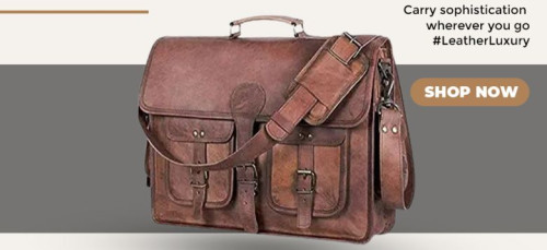 Office Leather Vantage Handmade Bag