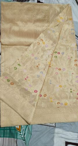 Kadwa Weaving Tanchvi Cotton Khadi Saree, Gender : Female