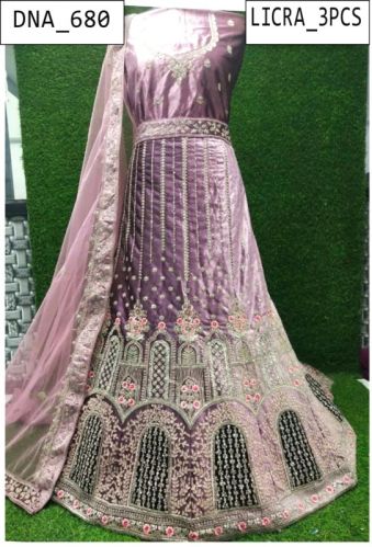 Designer Lehenga, Technics : Embroidery Work