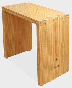 MeFree Polished Pinewood Halasana Bench For Yoga