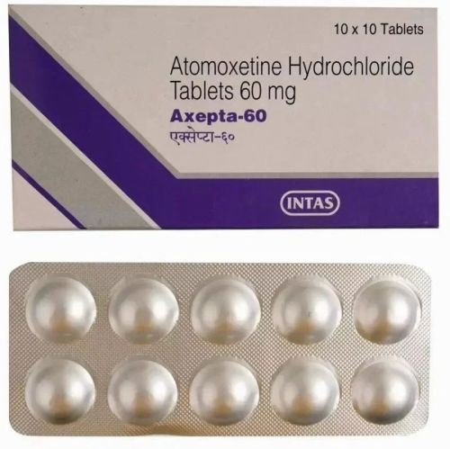 Axepta 60mg Tablet, Composition : Atomoxetine