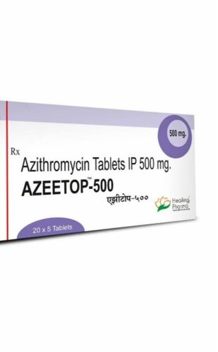 Azeetop 500mg Tablet, Packaging Size : 20x5