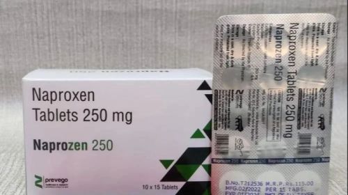 Naproxen 250mg Tablet, Packaging Type : Box