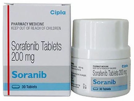 Soranib Sorafenib 200mg Tablets, Packaging Type : Box