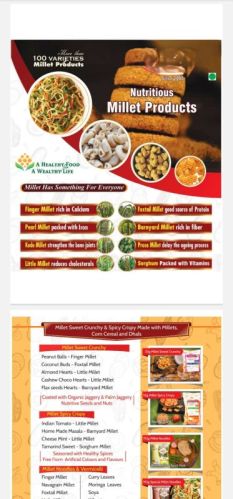 Crunchy millet cookies, Color : Light Brown, Taste : Salty, Sweet