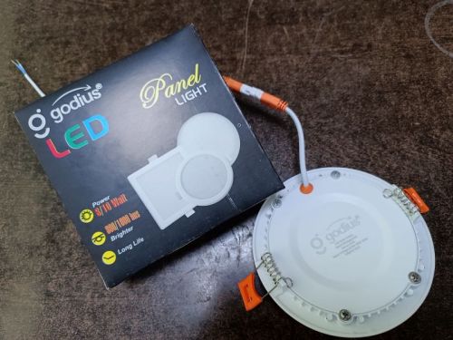 Godius 6 Watt Panel Light, Color : Cool White