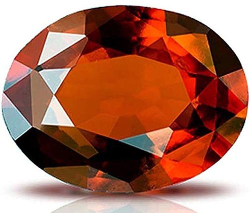 Polished Hessonite Gemstone For Jewellery