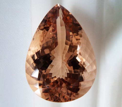 Pear Shape Smoky Topaz Gemstone For Jewellery