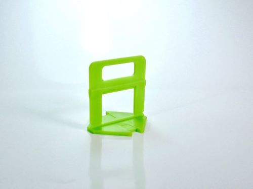 Shivam Enterprise HDPE 1.5mm Tile Levelling Clip, Color : Green