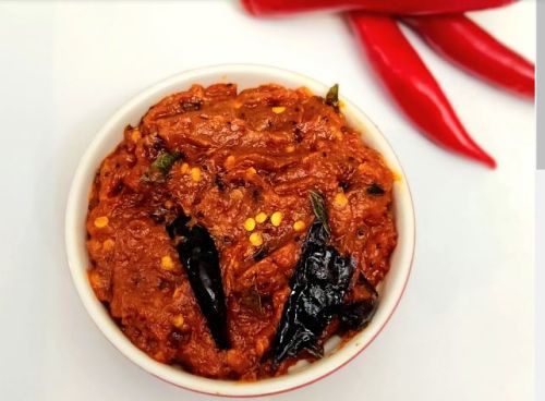 Hand made Red Chilli Pickle for Restaurant, Hotel, Home