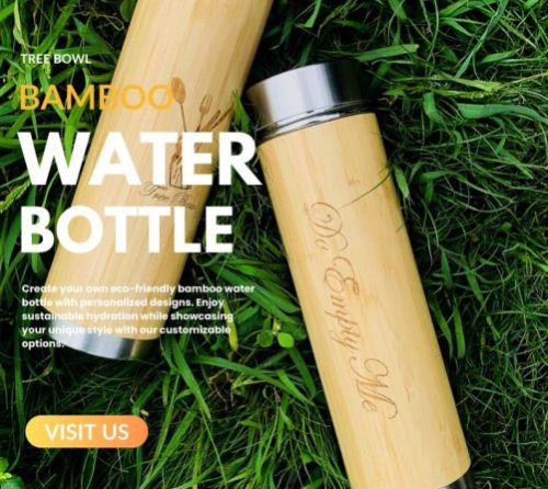 Tree Bowl Bamboo Water Bottle