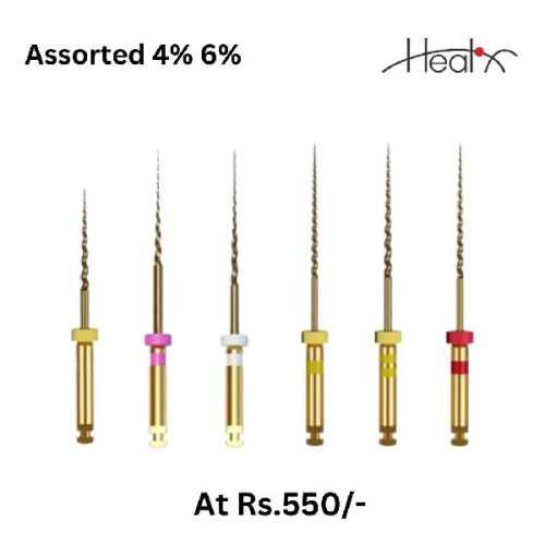 Healix Conmem M3 Gold Rotary Files NiTi Files