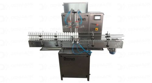 Stainless Steel Pneumatic Polished Automatic Liquid Filling Machine, Shape : Rectangular