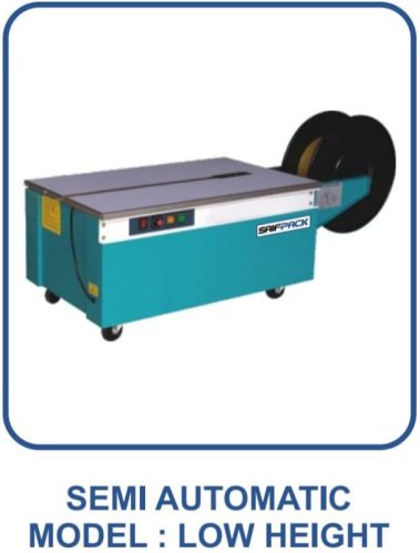 Saifpack 50 Hz Low Table Strapping Machine, Power Source : Electric