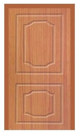 Plain PVC Coated Door, Color : Brown