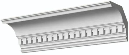 Plain White GRC Cornices For Ceiling