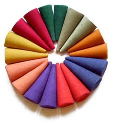 Colored Dhoop Cone For Religious Purpose