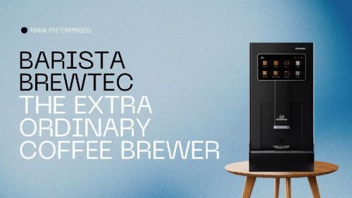 Barista Brewtec Coffee Machines, Color : Black
