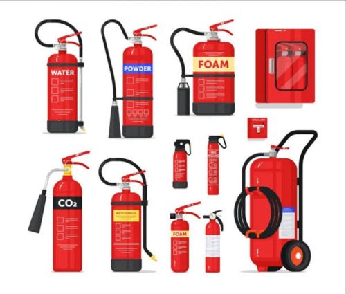 Non Polished Aluminium Fire Extinguishing Systems For Colleges, Hotels, Malls, Offices, Parkings, School