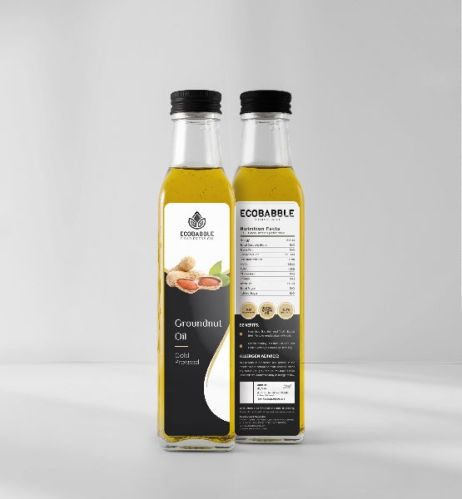 Ecobabble Wood Pressed Groundnut Oil