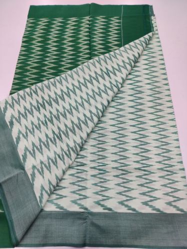 Ikat Brand Handloom Cotton Sarees, Color : Multicolor
