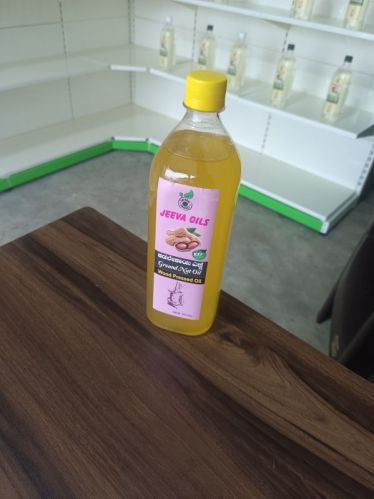 Wood Pressed Groundnut Oil, Packaging Type : Plastic Bottle