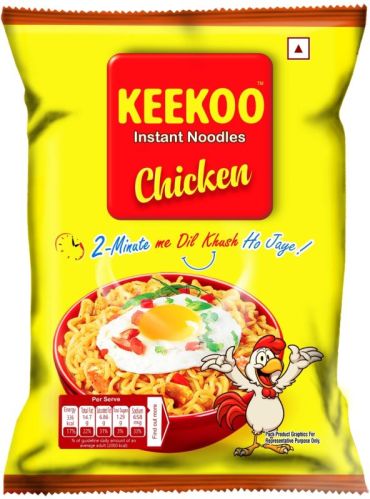 Wheat Flour Plastic Keekoo Chicken Instant Noodles