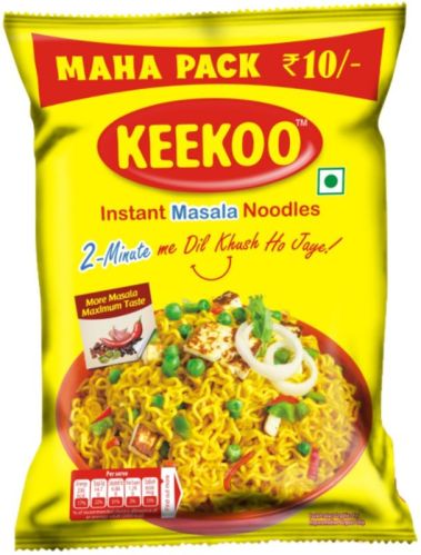Wheat Flour Plastic Keekoo Instant Masala Noodles